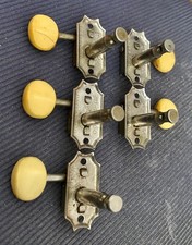 1960's/70's Kluson Deluxe Guitar Tuners 3 x 2 missing one of the 3 x 3