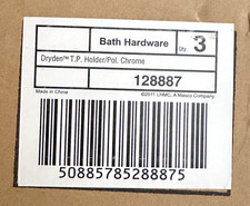 New Delta Dryden Toilet Paper Holder Polished Chrome 128887 Bathroom Fixture