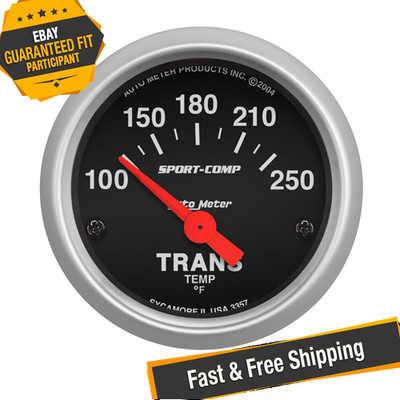 Auto Meter 3357 2-1/16'' Sport-Comp Electric Transmission Temperature Gauge