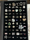Vintage Lot Of 66 Costume Jewelry Ring Lot Gold Silver Tone Rhinestone Mix Lot B