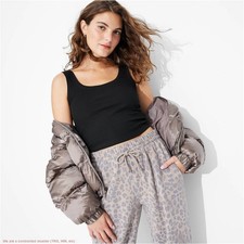Women's Slim Fit Tank Top - Wild Fable Black S SEE DEAL