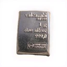 1g 999 Fine Silver Bar by Valcombi, Switzerland silver bar