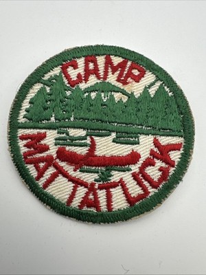 Vintage BSA Cut Edge Camp Mattatuck Patch Mattatuck Council Connecticut