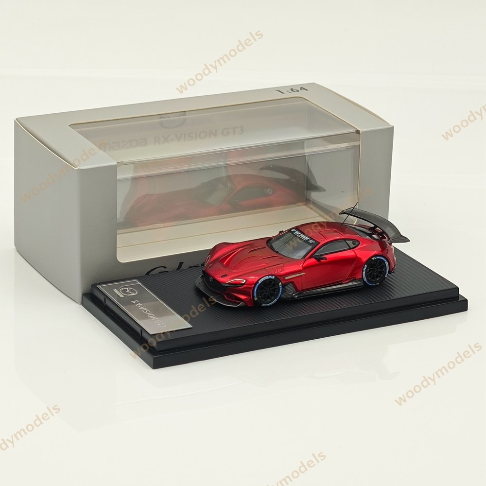 Glory 1:64 RX Vision GT3 Coupe Racing Sports Model Red Diecast