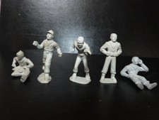 1950s VTG MARX Tom Corbett's Space Academy orig. gray figures lot 2 sitting L3