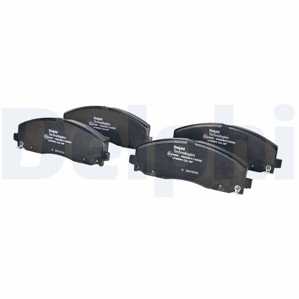 Bremsbelagsatz Scheibenbremse Delphi LP2694 FüR Chrysler Freemont Dodge Lancia 4-image