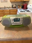 Vintage Sony CFD-V177 Mega Bass Boom Box Transparent Green Rare 90s Works Great!