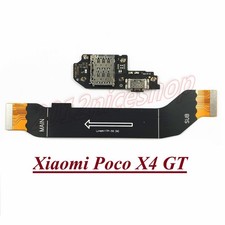 OEM DC Charging Port Mic Sim Board Motherboard Cable Flex For Xiaomi Poco X4 GT
