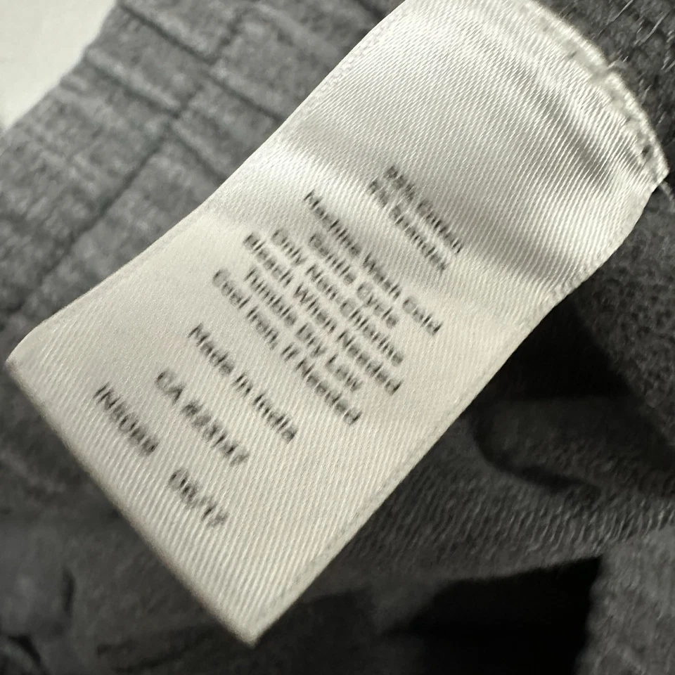 Talbots Pants Womens Small Petite Sp Gray Pull On Drawstring Cotton Stretch PS - Image 4 of 4