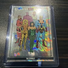 Marvel Panini Anthology 2025 Glitch Holo The Eternals Card 16 - 348 /500