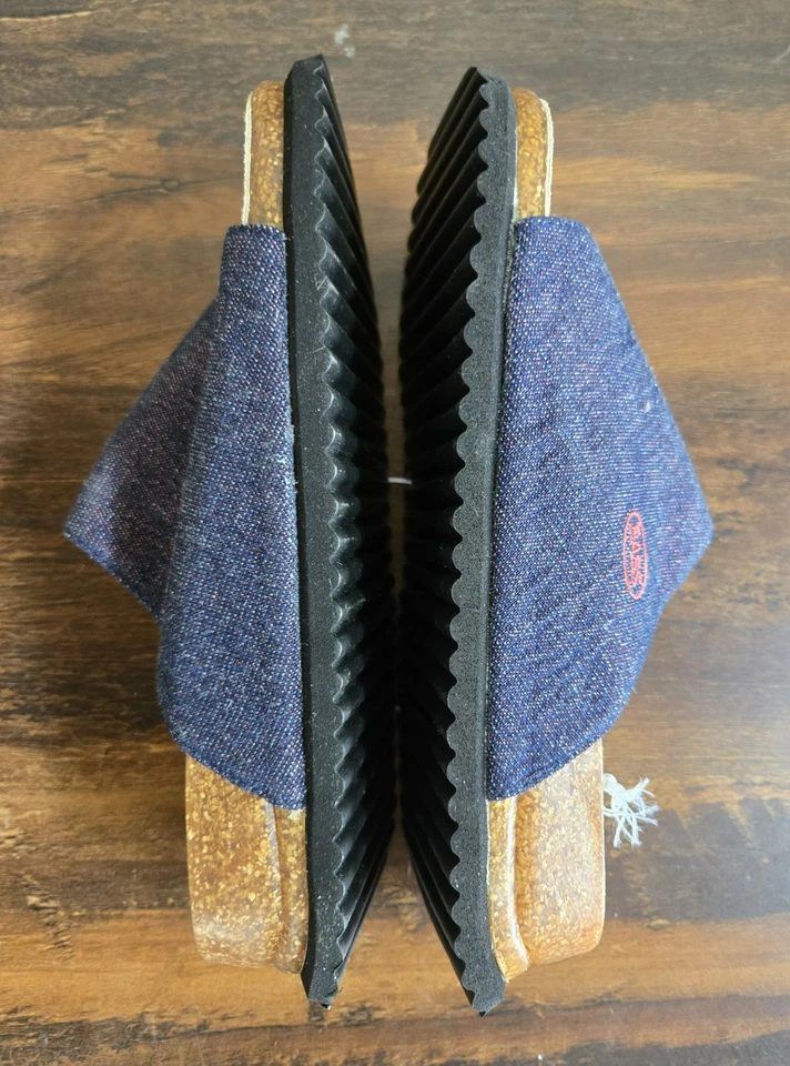 Zapatos/sandalias BASS para niñas talla 2 denim azules brillantes, ¡NUEVOS EN CAJA! Foto 3 de 4