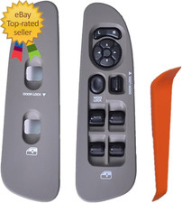 Master Power Window Switch Bezel Set for 2002-2010 Dodge Ram