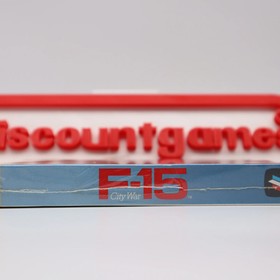 NES Nintendo F-15 CITY WAR - &iexcl;NUEVO Y Sellado de F&aacute;brica con Aut&eacute;ntica Costura de 3 Caras!