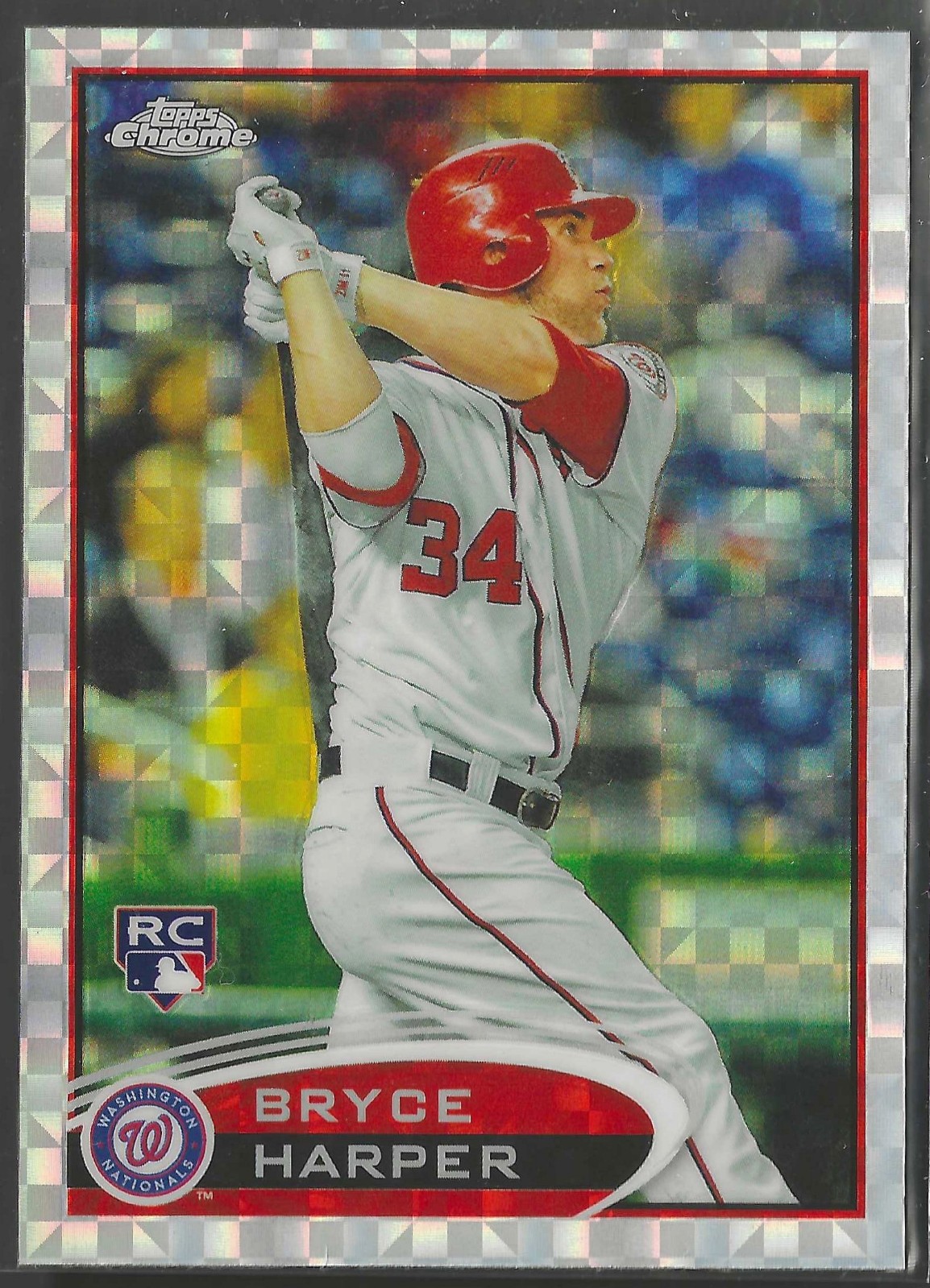 2012 Topps Chrome - Bryce Harper #196 X-Fractor
