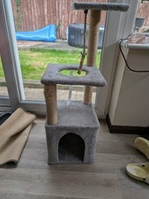 Cat Tree, 3 Level Tower with Thickened Scratching Posts