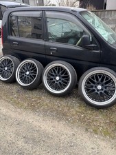 Jdm Work Gnosis 19-inch Matte Black Wheelset No Tires