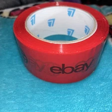 Ebay Branded Everyday Sealing Tape  2" wide RED Packaging Roll