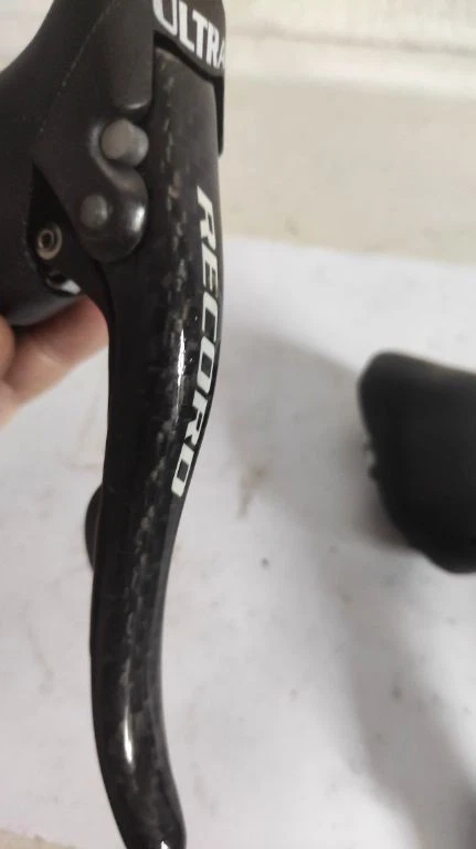 Campagnolo Record Carbon 10V Levers Shifters Colnago Super C40 Mint Excellent C - Photo 2/4