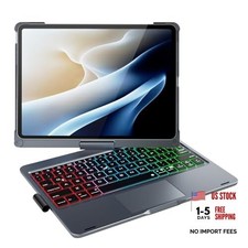 Keyboard case for iPad Air 11 inch M3/M2 ,iPad Pro Dark Metallic Gray