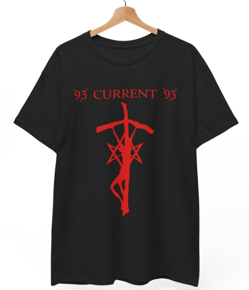 Current 93 Cross Dogs Blood Rising Punk Metal Band T-Shirt Unisex Tee