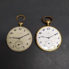 Lotto di due movimenti per orologi da tasca Vedra/Election funzionanti. Fratture