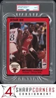 1985 STAR TEAM SUPERS 5X7 #1 MICHAEL JORDAN RC BULLS HOF PSA 8