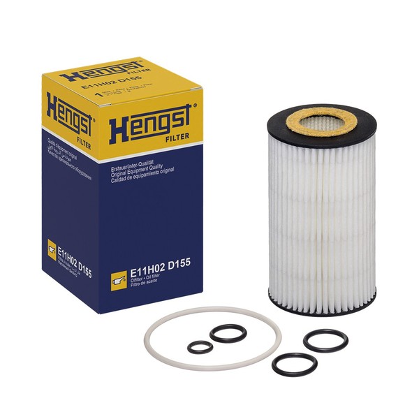 ÖLfilter-Einsatz 117 Mm Hengst Filter FüR U.A. MERCEDES-BENZ E-KLASSE-image