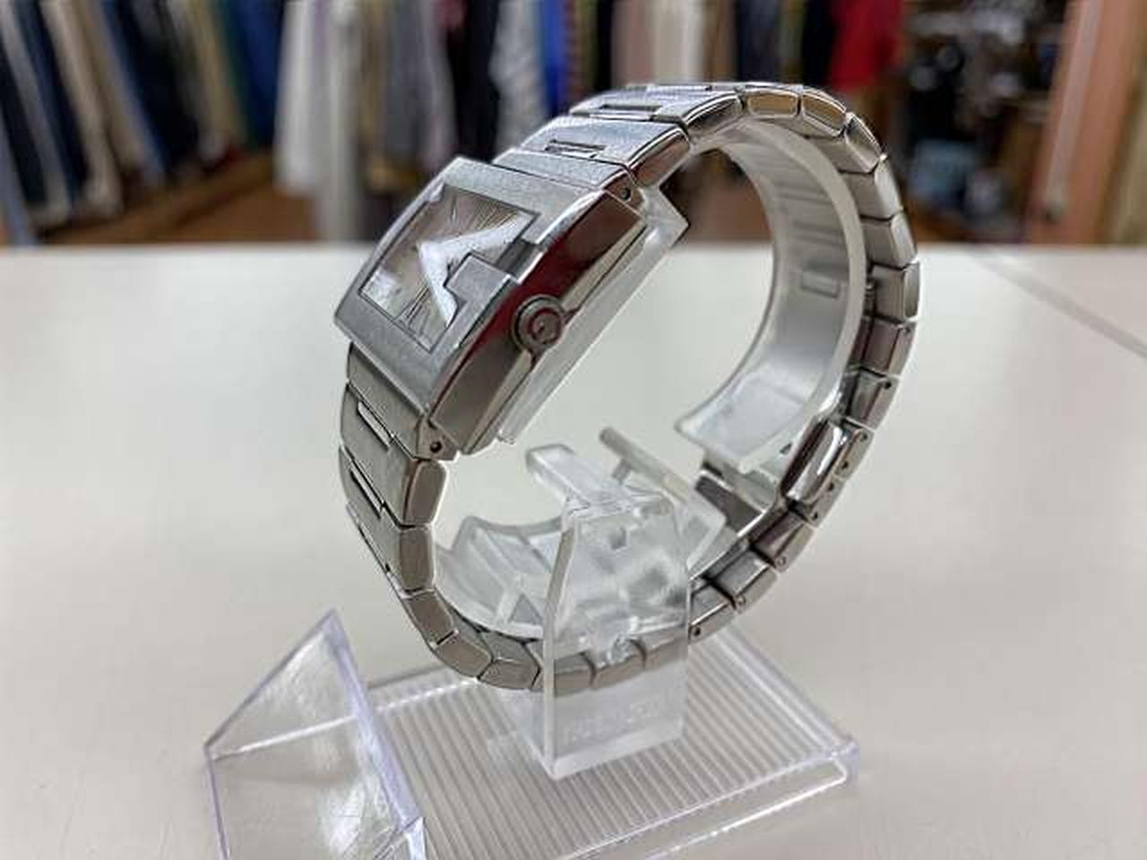 Gucci G Rectangle Women's Quartz Watch 3ATM Stainless Steel Used thumbnail 2