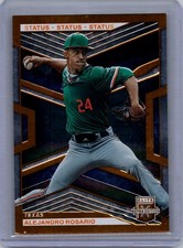 Alejandro Rosario 2023 Panini Elite Extra Orange #137 #/275 Texas Rangers