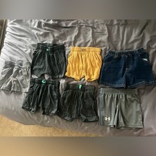 18 month boy shorts Lot of 7 Cat and Jack and Under Armour