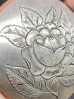 Rose Medallion Style Pendant/earrings West Germany(?) Large Pendant Vintage 18”  — photo 4