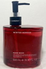 Asquith  Somerset Winter Berries Scented Hand Wash Soap 16.9 oz  Glass Bottle