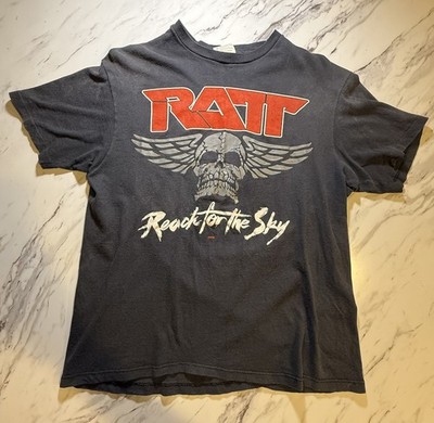 Vintage 1989 Ratt Reach For The Sky City To City World Tour Shirt Size Large