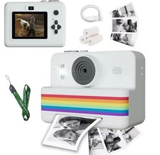 Fotocamera digitale stile POLAROID con stampa istantanea HD
