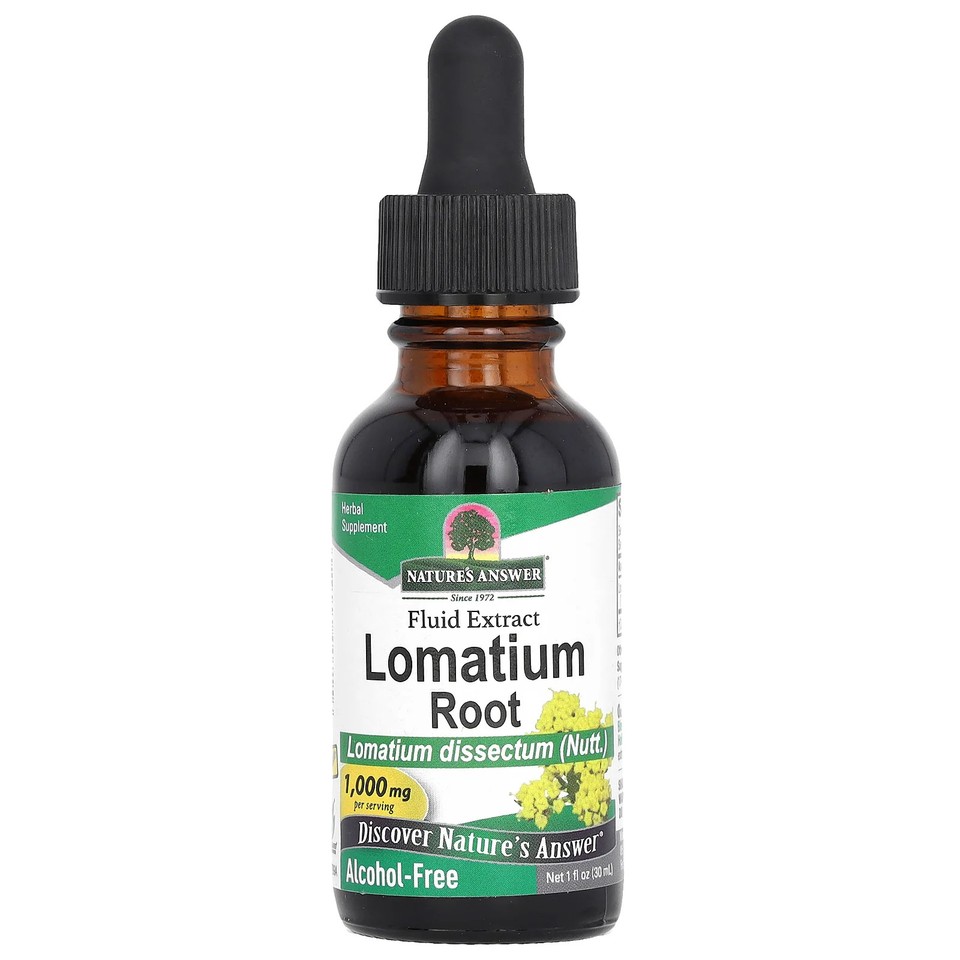 Lomatium Root, Alcohol-Free, 1,000 mg , 1 fl oz (30 ml)