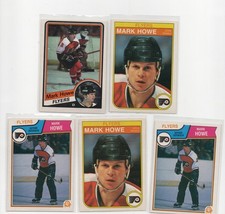 MARK HOWE PHILADELPHIA FLYERS 1982-85 OPC O-PEE-CHEE VINTAGE 5X HOF LOT EX-NM