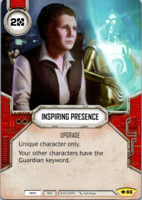Star Wars Destiny Way Of The Force Card #86 Inspiring Presence 