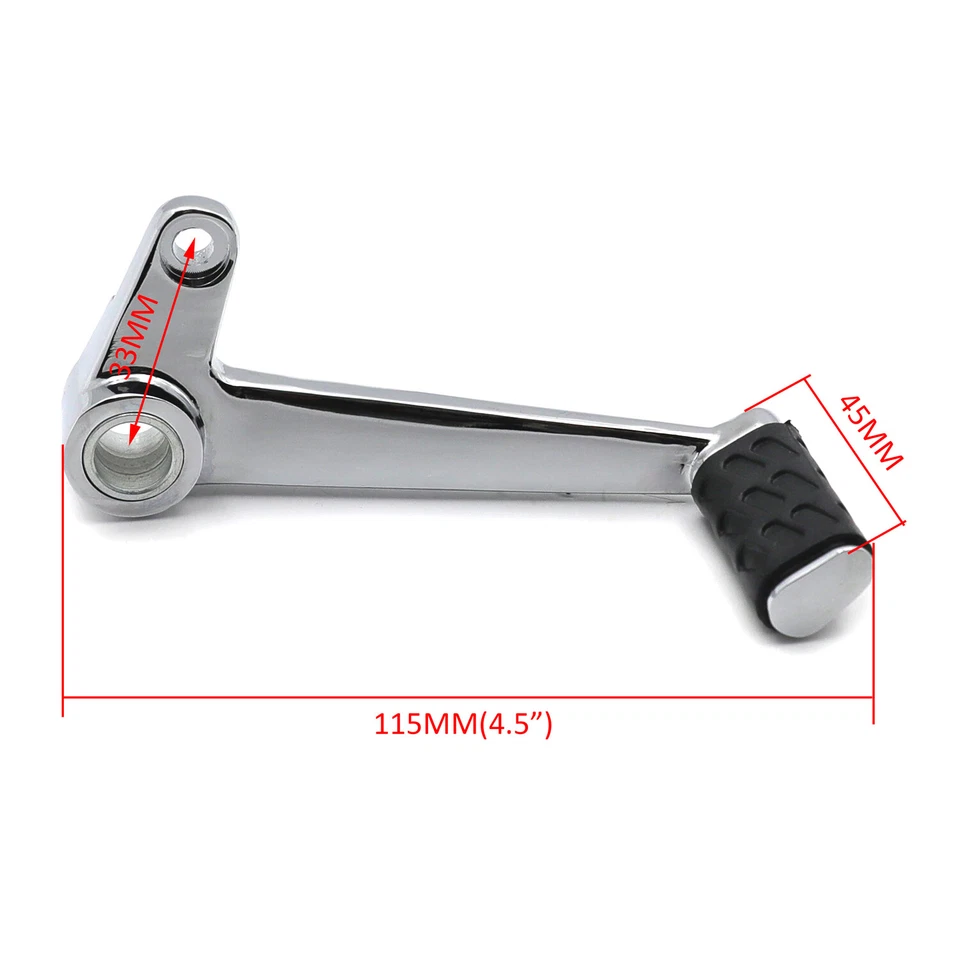 Chrome Rear Gear Change shift Lever Pedal For Ducati Monsters 696 2009-2013 11 1 - Imagem 2 de 4