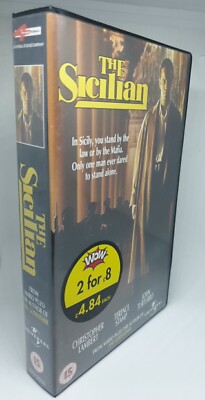 The Sicilian VHS Video Widescreem TESTED Christopher Lambert Terence Stamp Turtu