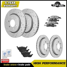Front & Rear Rotors+ Brake Pads for 2007-2009 Ford Expedition Lincoln Navigator