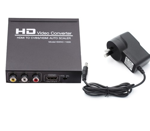 HDMI To HDMI AV RCA CVBS Video Converter Adapter for PS3 PS4 PC To TV Projector - 第 14/16 張圖片