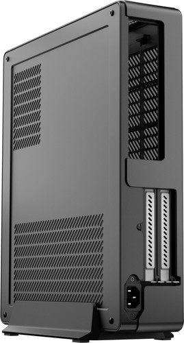 Fractal Design Node 202 + PSU 450W, HTPC-Gehäuse schwarz, inkl. 450-Watt-Netztei - Bild 4 von 4