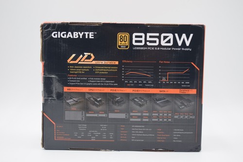 GIGABYTE GPUD850GM PG5 Rev2.0 850W 80+ Gold Fully Modular Power Supply - Afbeelding 3 van 10