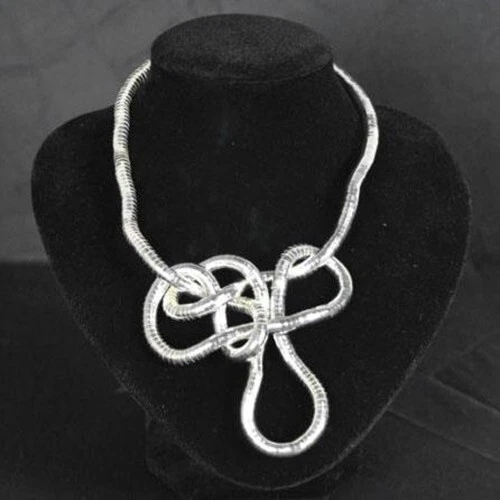 Collana Oro Snake Big in Argento 925 | Giuzi Gioielli