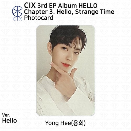 CIX 3rd EP Album Hello Chapter 3 Strange Time Official Photocard KPOP K-POP - Picture 23 of 42