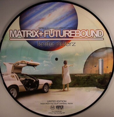 Matrix vs Futurebound - Knite Riderz Picture Disc Metro Drum&Bass Jungle Nr Mint