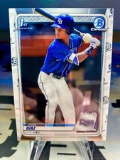 2020 Jhon Diaz Bowman Chrome Prospects 1st Bowman #BCP-30 Tampa Bay Rays
