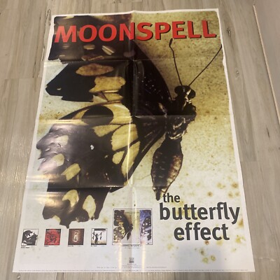 MOONSPELL The Butterfly Effect 23x33 promo poster GOTH Black DEATH Heavy METAL