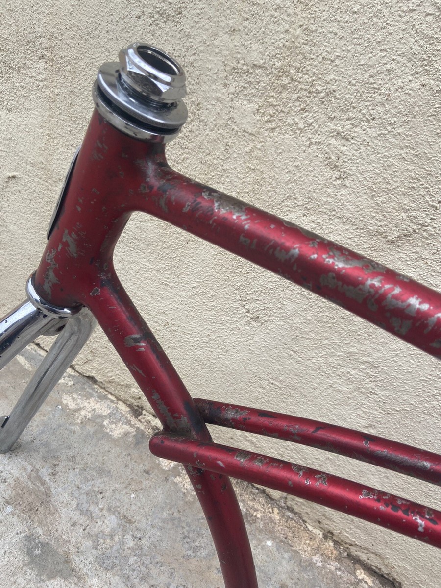 ヴィンテージ イングランド製 自転車 Vintage Schwinn Cruiser Frameset Chrome Fork Bike 18.5