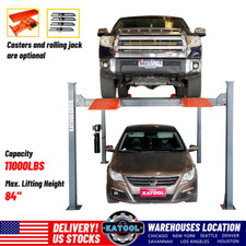 11000 Lbs Four Post Parking Lift 4-post Auto Lift Garage Lift Storage Pickup